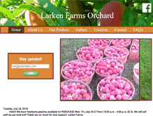 Tablet Screenshot of larkenfarms.com